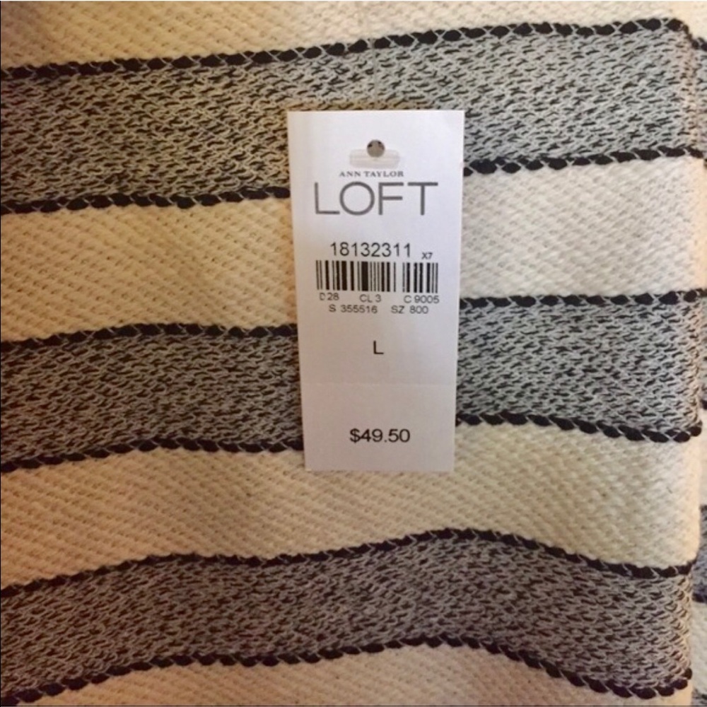 LOFT Striped Sweater - Picture 3 of 3